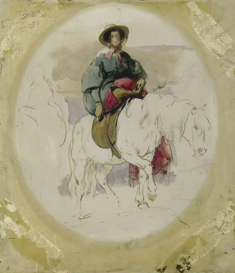 Kuningatar Viktoria Highland-ponilla - Edwin Henry Landseer