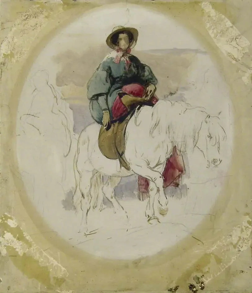 Kuningatar Viktoria Highland-ponilla - Edwin Henry Landseer