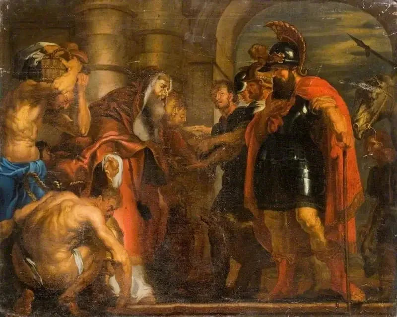 Abrahamin ja Melkisedekin kohtaaminen - Peter Paul Rubens