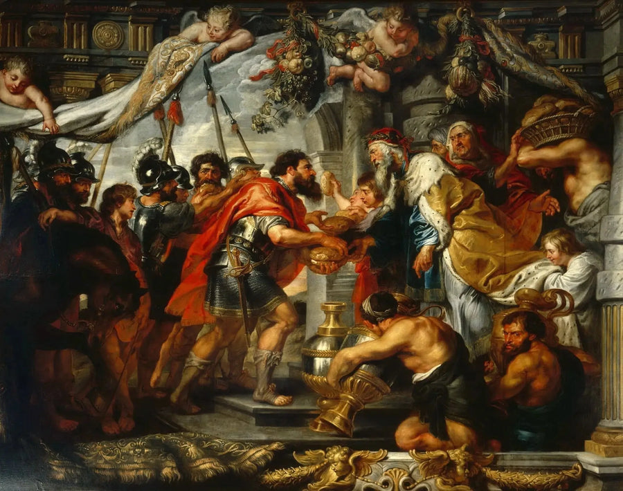 Abrahamin ja Melkiseedekin kohtaaminen - Peter Paul Rubens