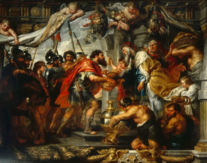 Abrahamin ja Melkiseedeksen kohtaaminen - Peter Paul Rubens