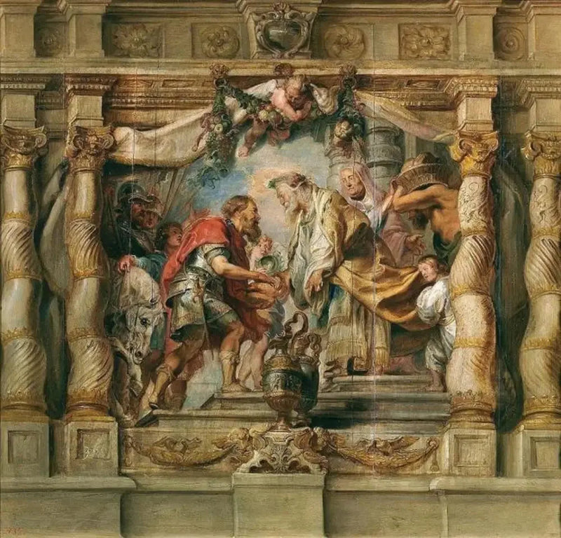 Abrahamin ja Melkiseedeksen kohtaaminen - Peter Paul Rubens
