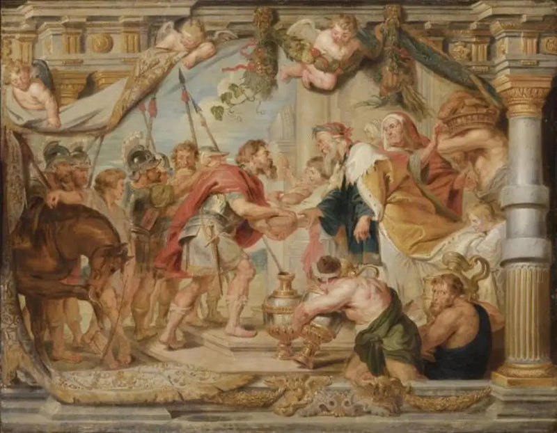 Abrahamin ja Melkiseedekin kohtaaminen - Peter Paul Rubens