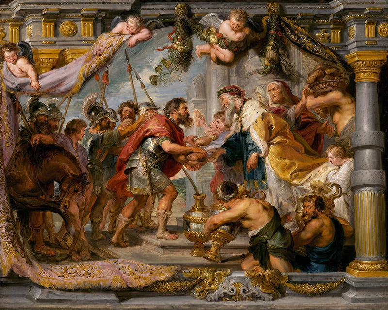 Aabrahamin ja Melkiseedekin kohtaaminen - Peter Paul Rubens