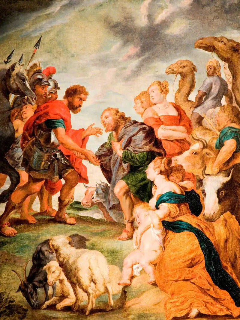 Ésaun ja Jaakobin kohtaaminen - Peter Paul Rubens
