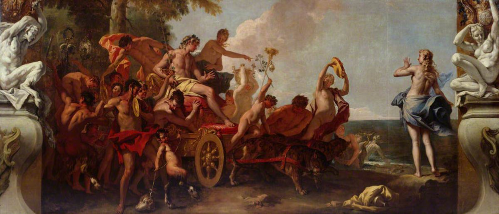 La rencontre de Bacchus et d'Ariane - Sebastiano Ricci image 1 reproduction d’œuvre d’art à l’huile