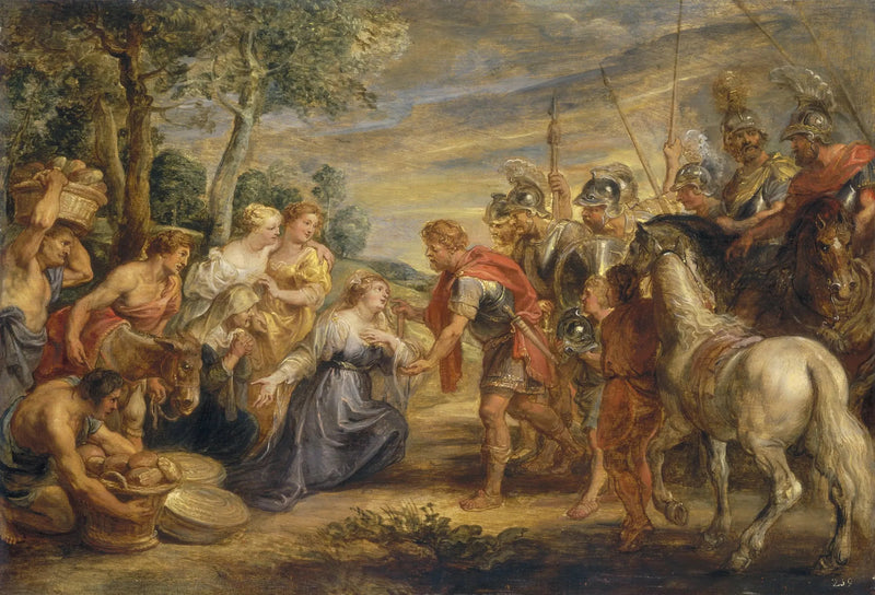 Davidin ja Abigailin kohtaaminen - Peter Paul Rubens