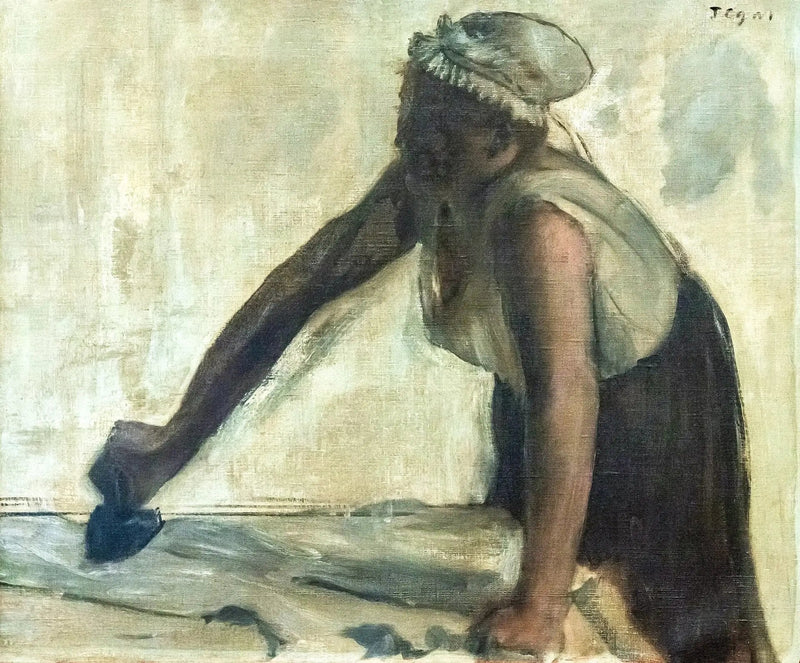 Takavalossa oleva silittäjä - Edgar Degas