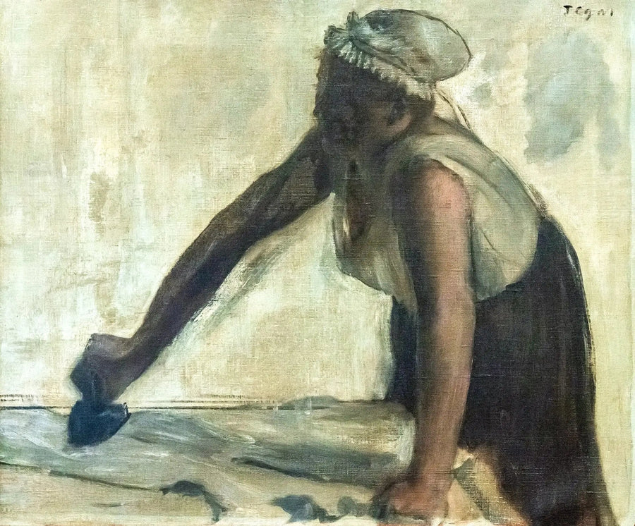 Takavalossa oleva silittäjä - Edgar Degas