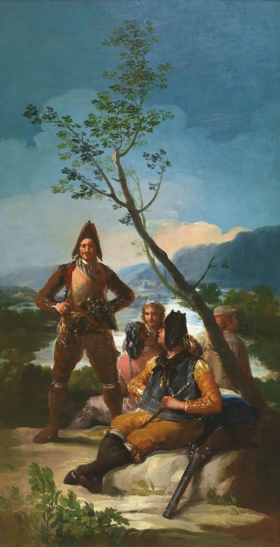 Reproduction du tableau « La réserve de tabac - Francisco de Goya » par Alpha Reproduction en peinture à l’huile