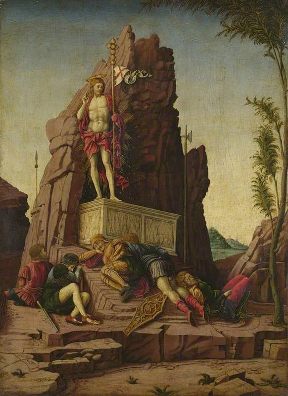Ylösnousemus - Andrea Mantegna