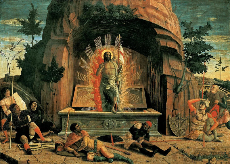 Ylösnousemus - Andrea Mantegna