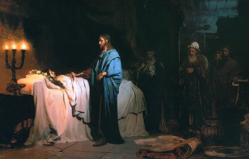 Jaakobin tyttären ylösnousemus - Ilya Repin