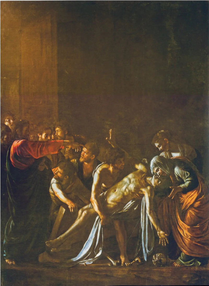 Lasaruksen ylösnousemus - Caravaggio