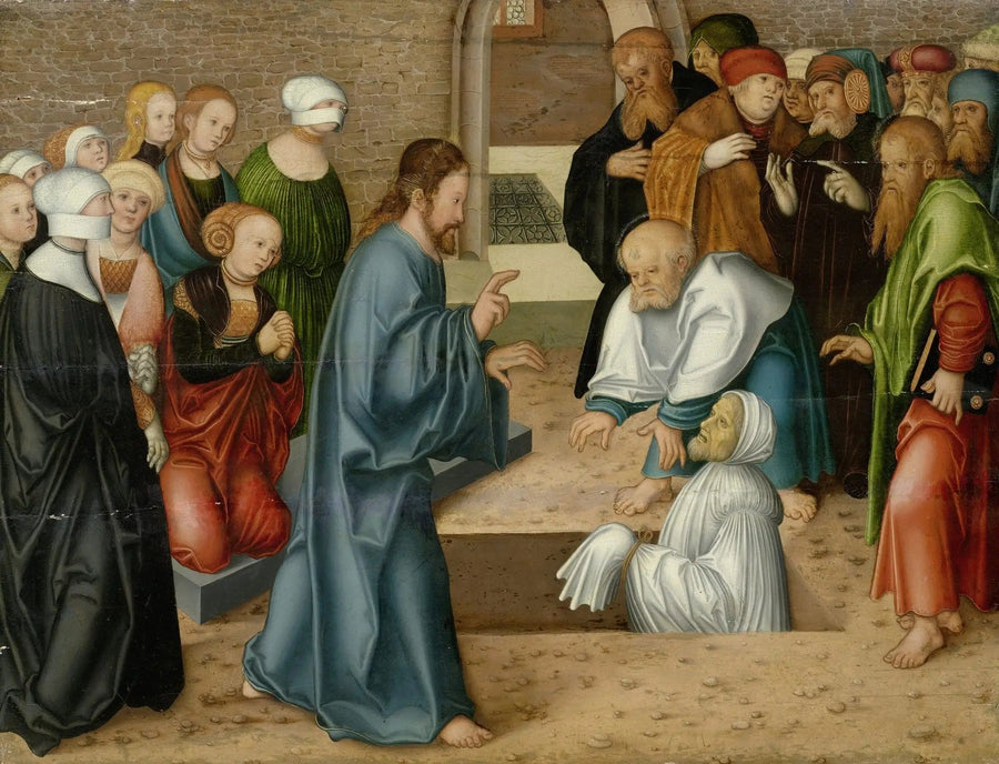 Lazareen ylösnousemus - Lucas Cranach vanhempi