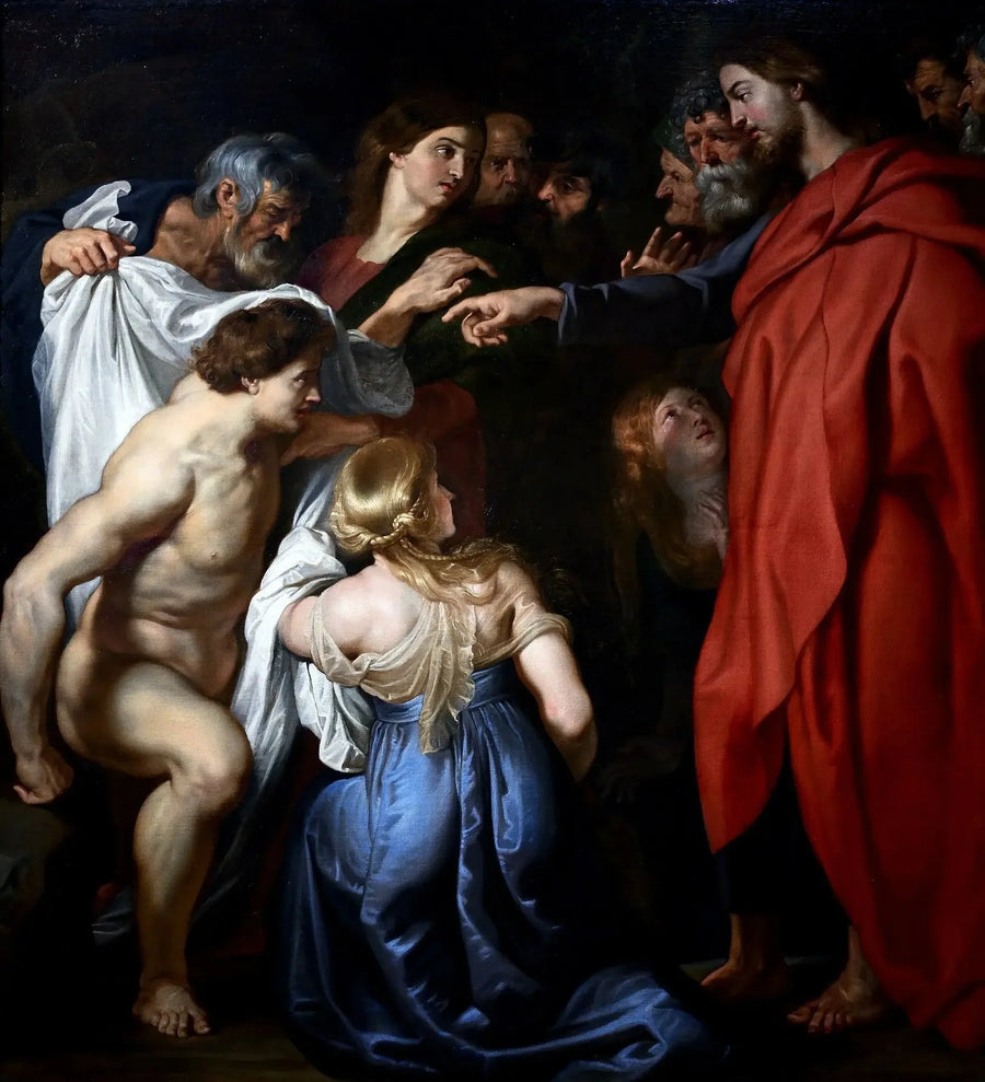 Lazareen ylösnousemus - Peter Paul Rubens