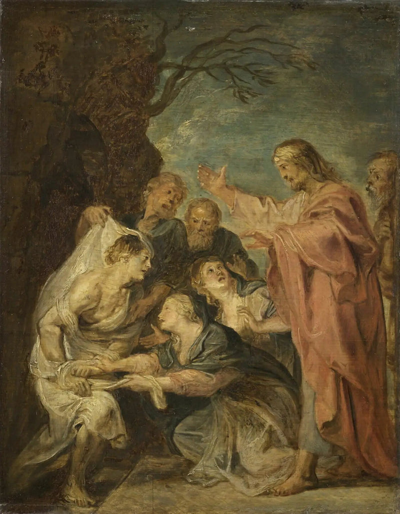 Lazareen ylösnousemus - Peter Paul Rubens