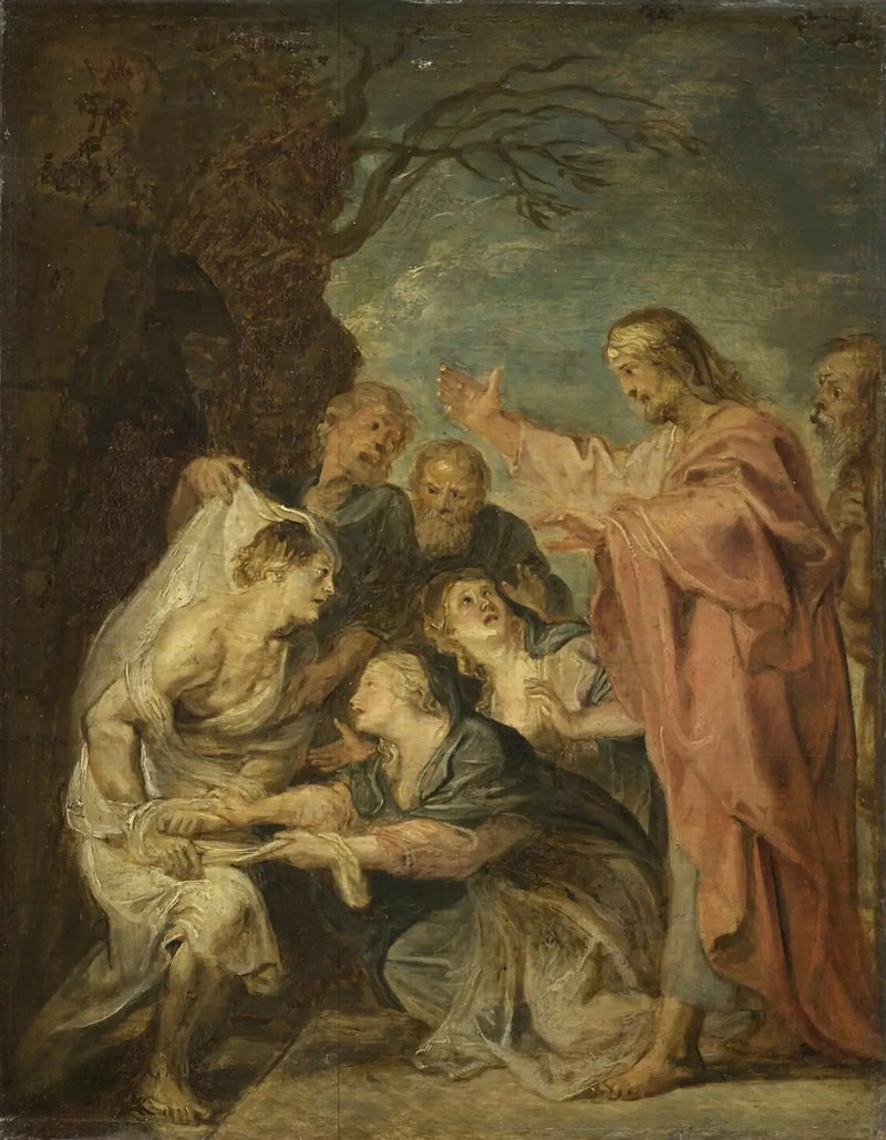 Lazareen ylösnousemus - Peter Paul Rubens