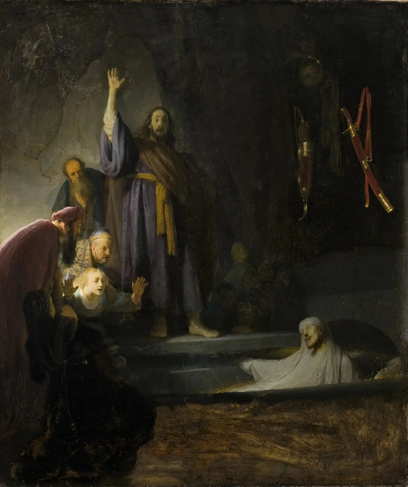 Lasaruksen ylösnousemus - Rembrandt