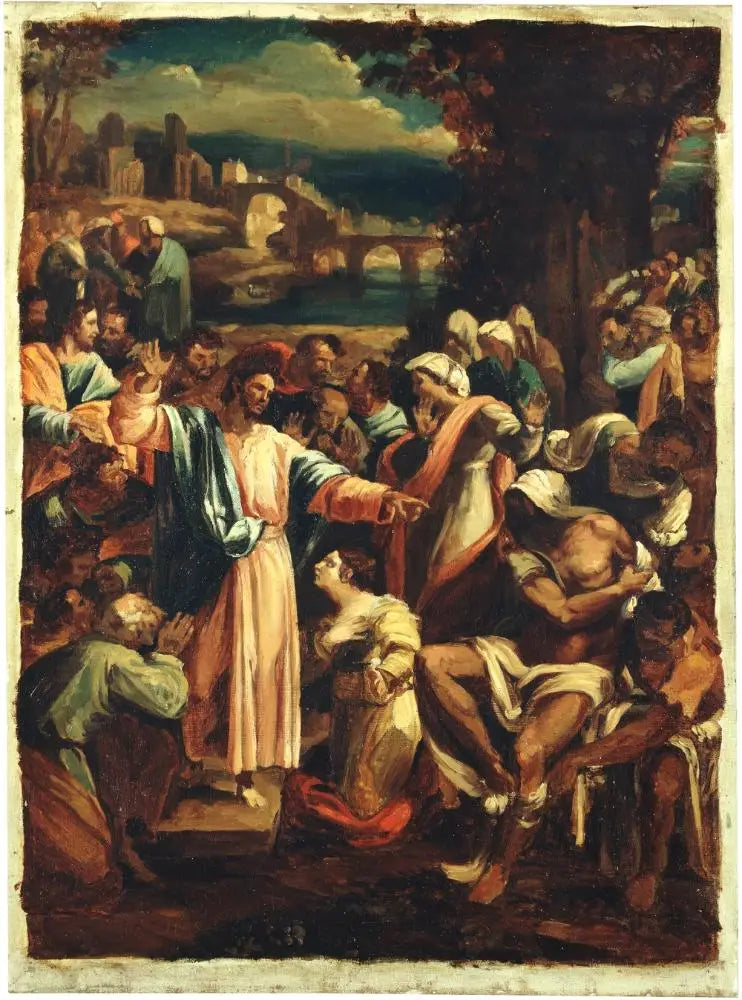 Lasaruksen ylösnousemus - Théodore Géricault