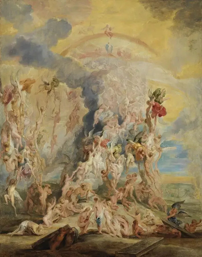 Pyhitettyjen ylösnousemus - Peter Paul Rubens