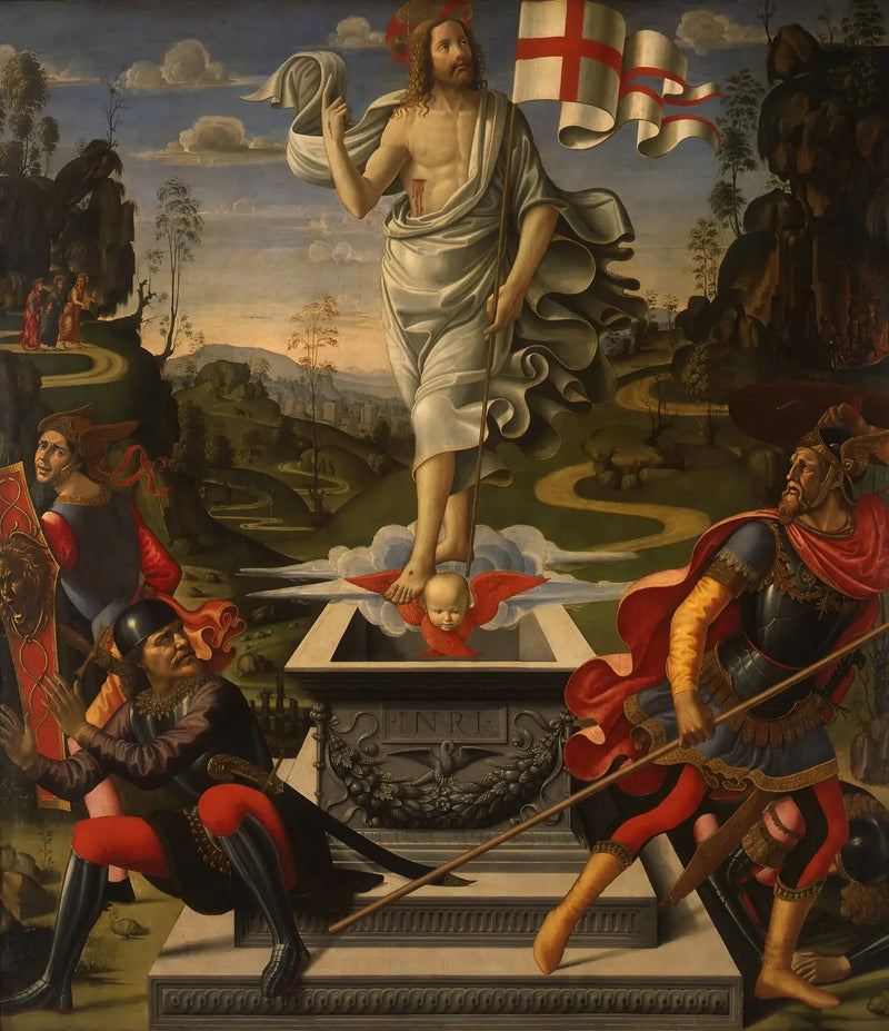 Kristuksen ylösnousemus - Domenico Ghirlandaio