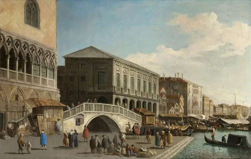 La Riva degli Schiavoni, Venetsia - Canaletto