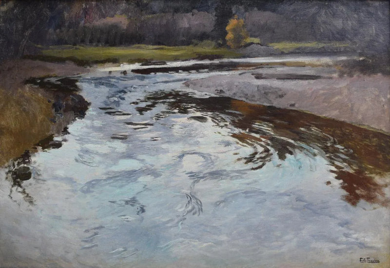 Joki Beaulieussa - Frits Thaulow