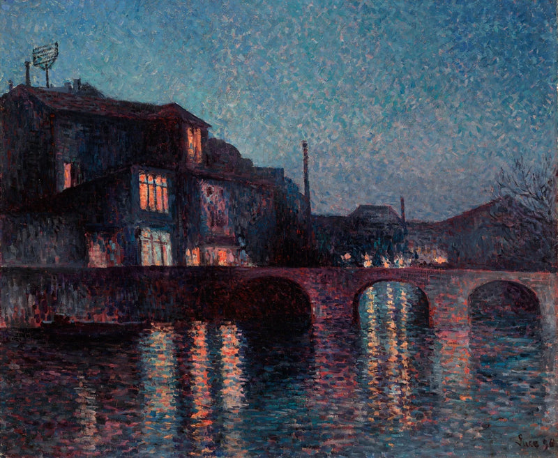 Sambre-joki Charleroi'ssa - Maximilien Luce
