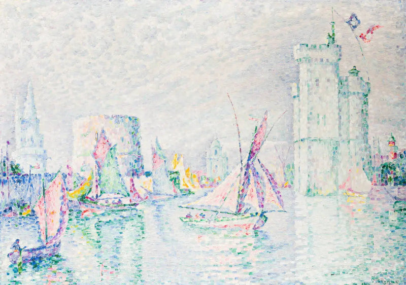 La Rochelle, satamasta lähtö - Paul Signac