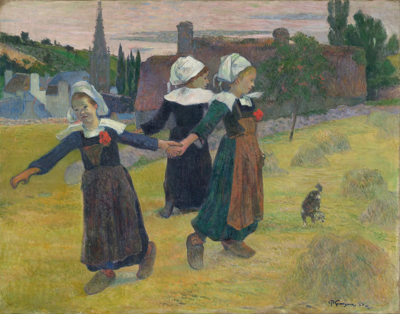 Pienten bretonilaisten ympyrä - Paul Gauguin