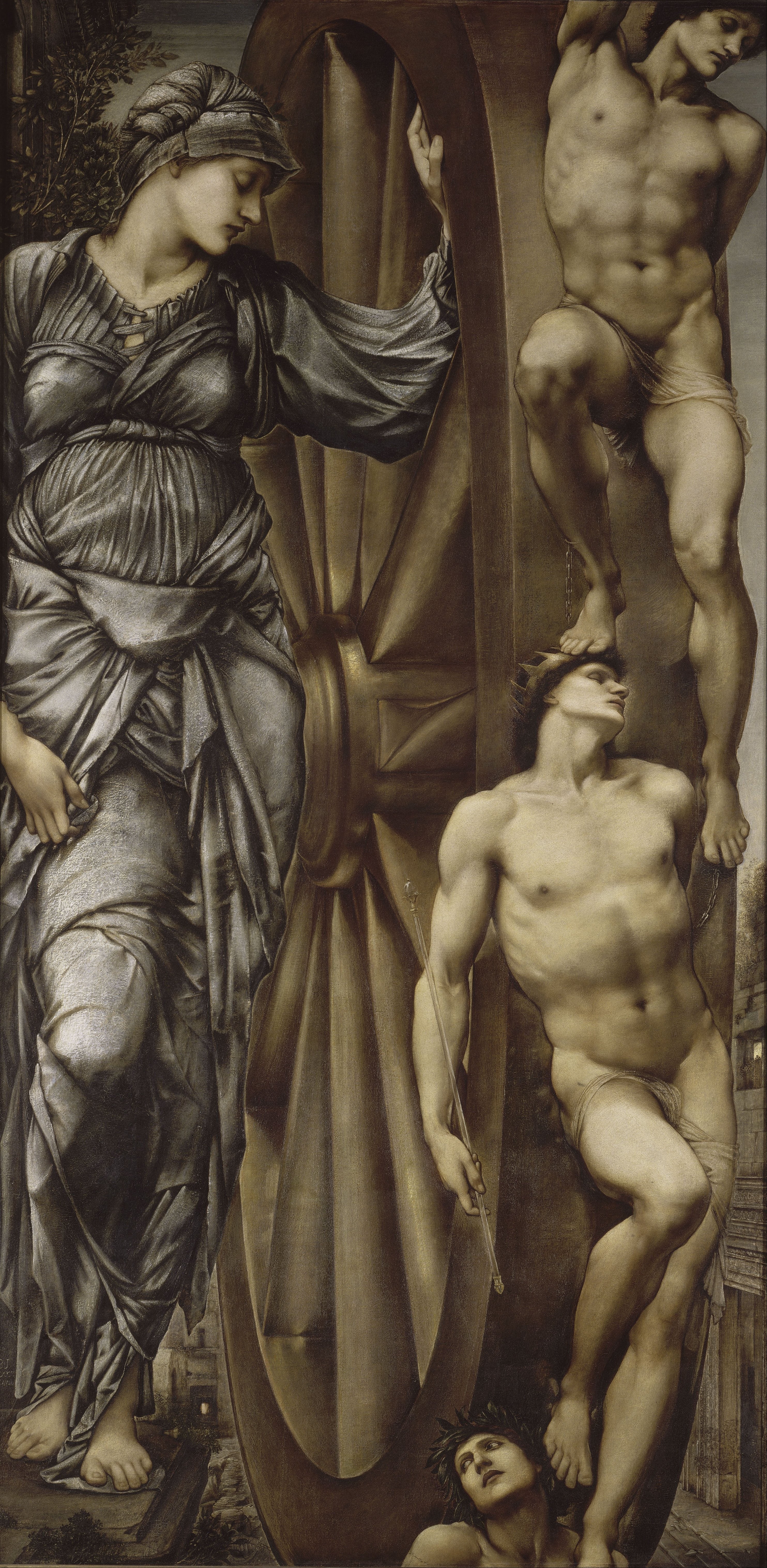 La Roue de la Fortune - Edward Burne-Jones image 1 copie de tableau peinte à la main