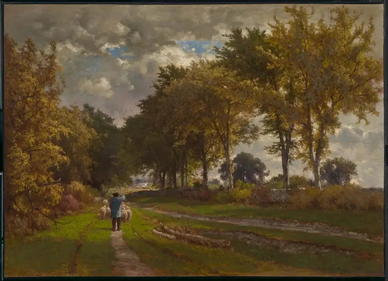 Maatilan tie - George Inness