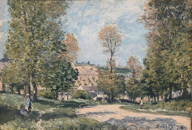 Louveciennesin tie - Alfred Sisley