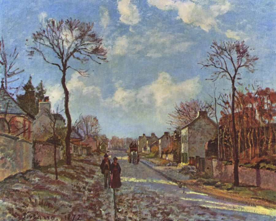Louveciennesin tie - Camille Pissarro