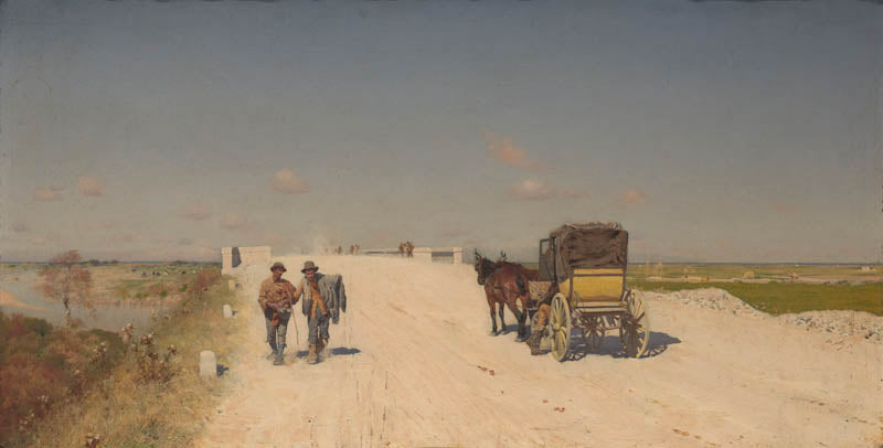 Napolin ja Brindisin välinen tie - Giuseppe De Nittis