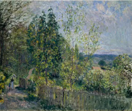 Metsäpolku - Alfred Sisley