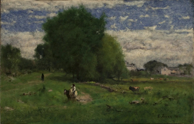 Kylän tie, Milton - George Inness