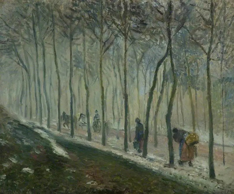 Tie, lumiefekti - Camille Pissarro