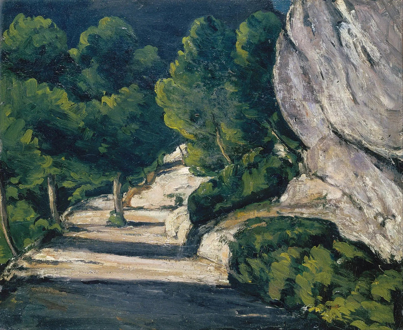 Metsätie - Paul Cézanne