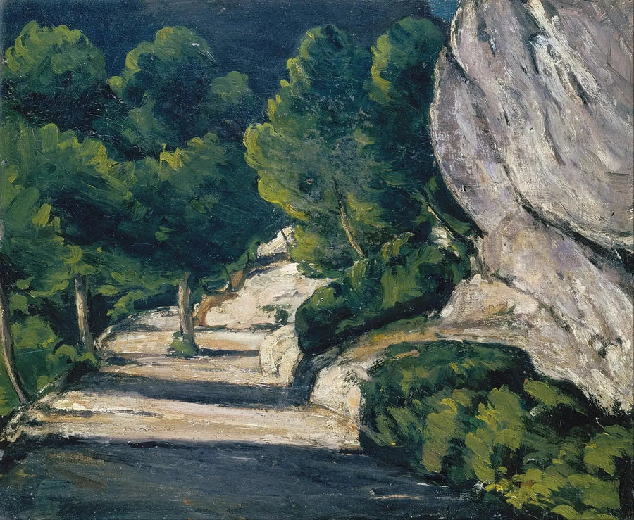 Metsätie - Paul Cézanne