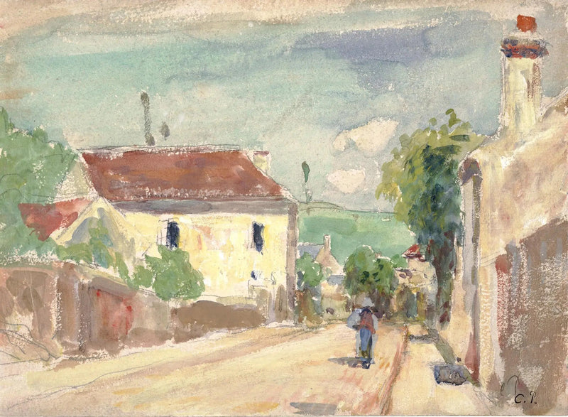 Hermitage-katu, Pontoise - Camille Pissarro