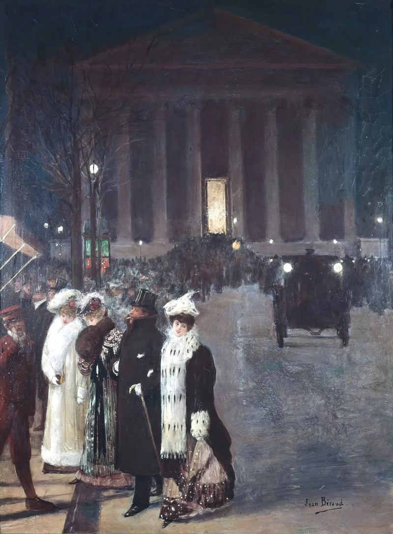 La Rue Royale, joulun iltana - Jean Béraud