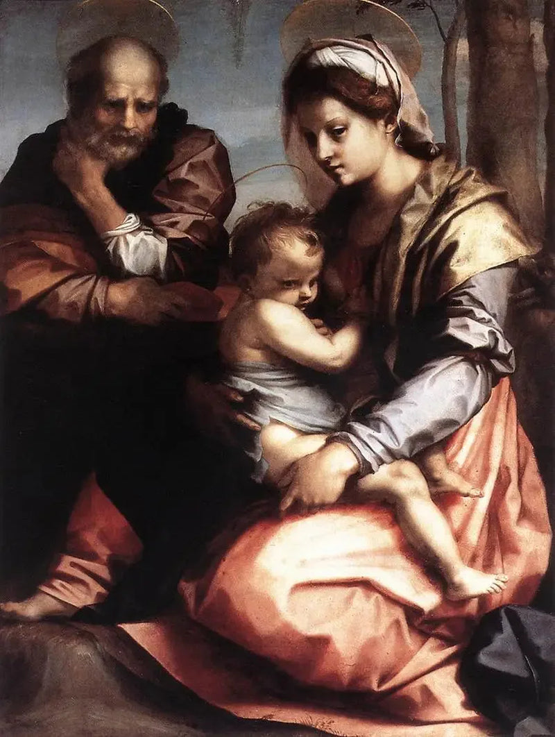 Pyhä perhe. - Andrea del Sarto