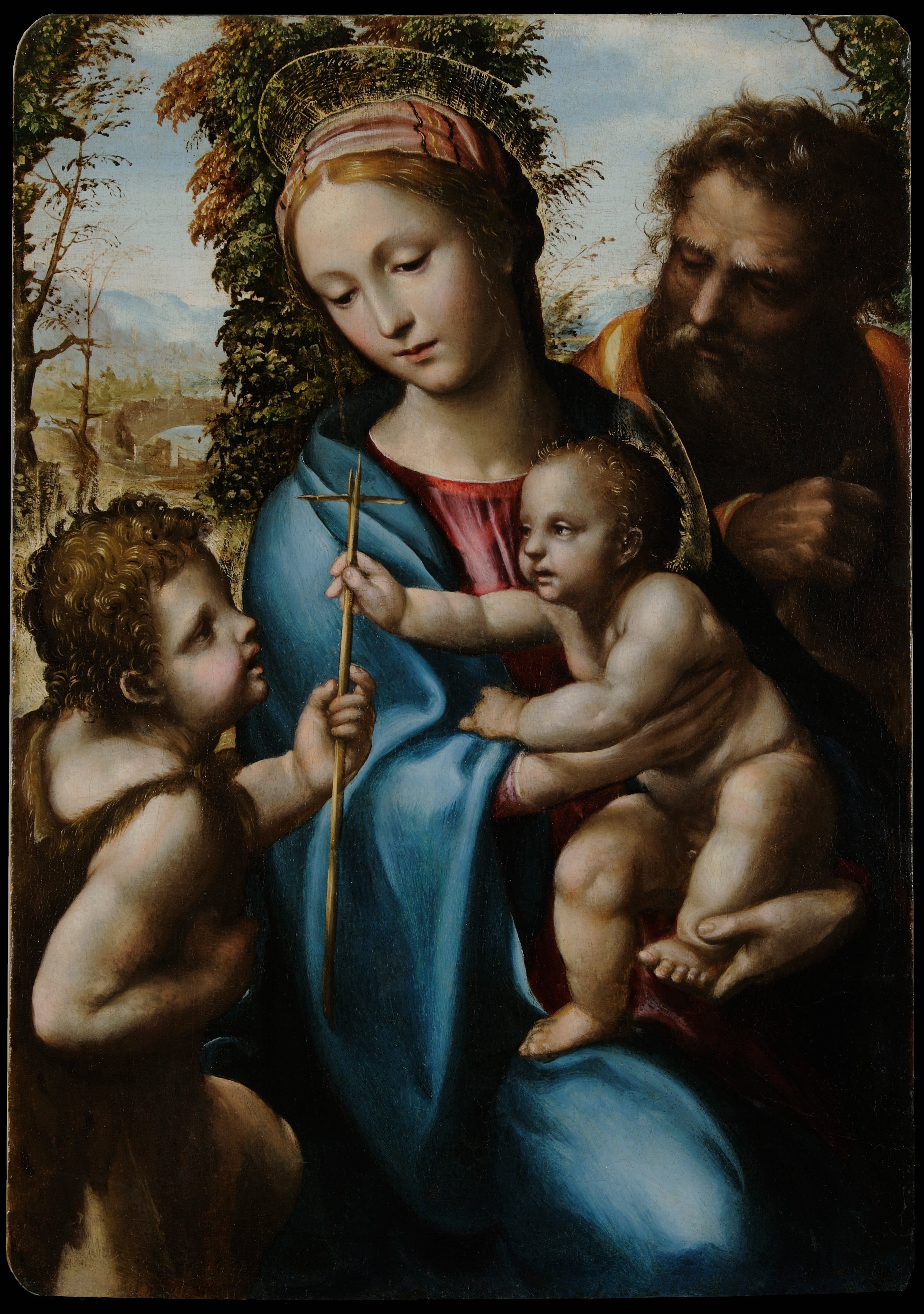 La Sainte Famille avec le jeune saint Jean - Il Sodoma (Giovanni Antonio Bazzi) - Alpha Reproduction