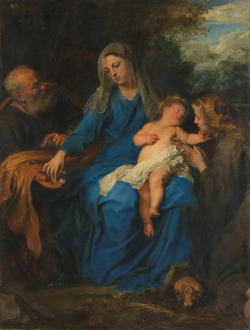 Pyhä perhe Marie-Magdaleinan kanssa - Antoine van Dyck