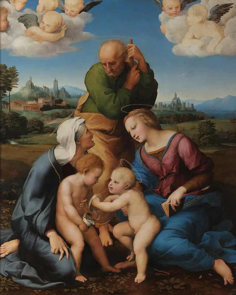 Pyhä perhe Canigiani - Raphael Sanzio