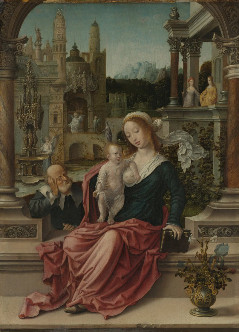 Pyhä perhe - Jan Gossaert
