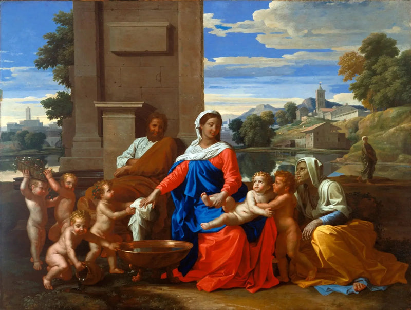 Pyhä perhe - Nicolas Poussin