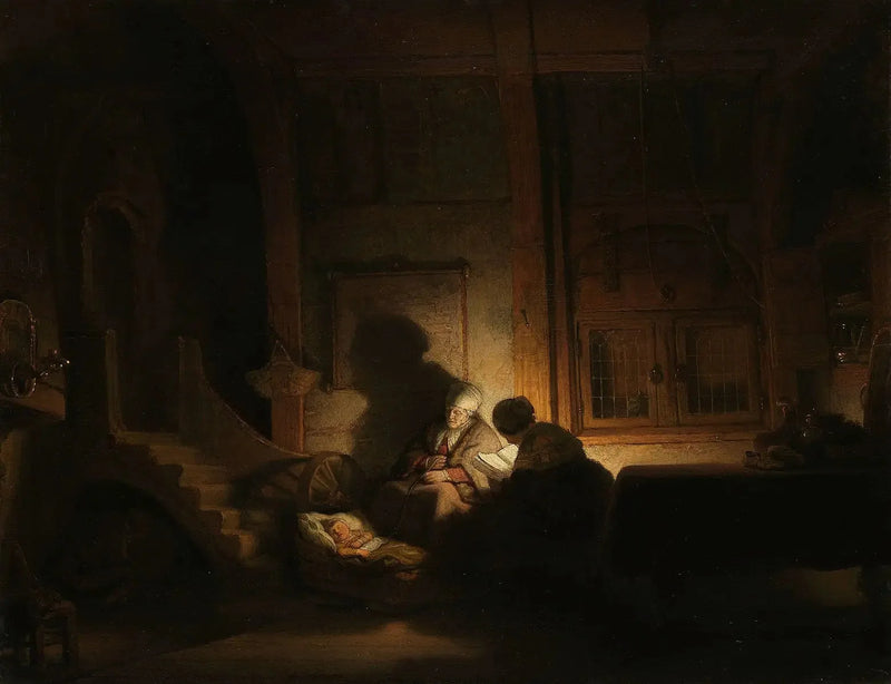 Pyhä perhe yöllä - Rembrandt